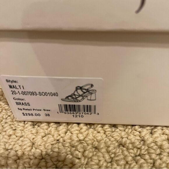 joie Malta brass strappy sandal - Picture 3 of 7